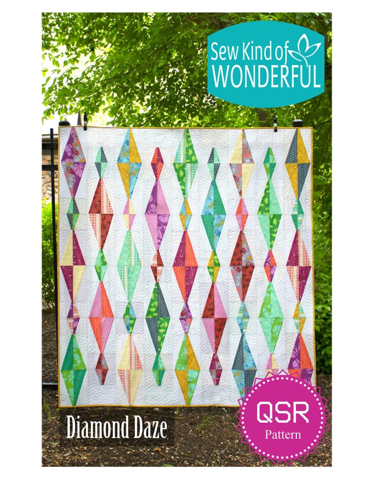 Sew Kind of Wonderful Diamond Daze - pattern for Quick Straight Ruler - #459
