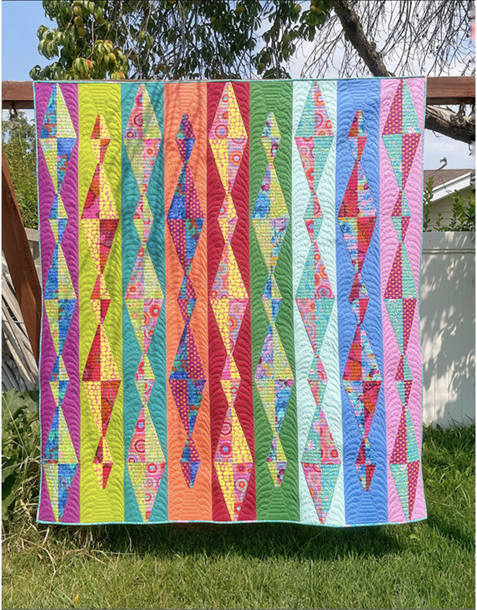 Sew Kind of Wonderful Diamond Daze - pattern for Quick Straight Ruler - #459