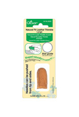 Clover Clover - Natural Fit Leather Thimble - Vingerhoed van leer - Large