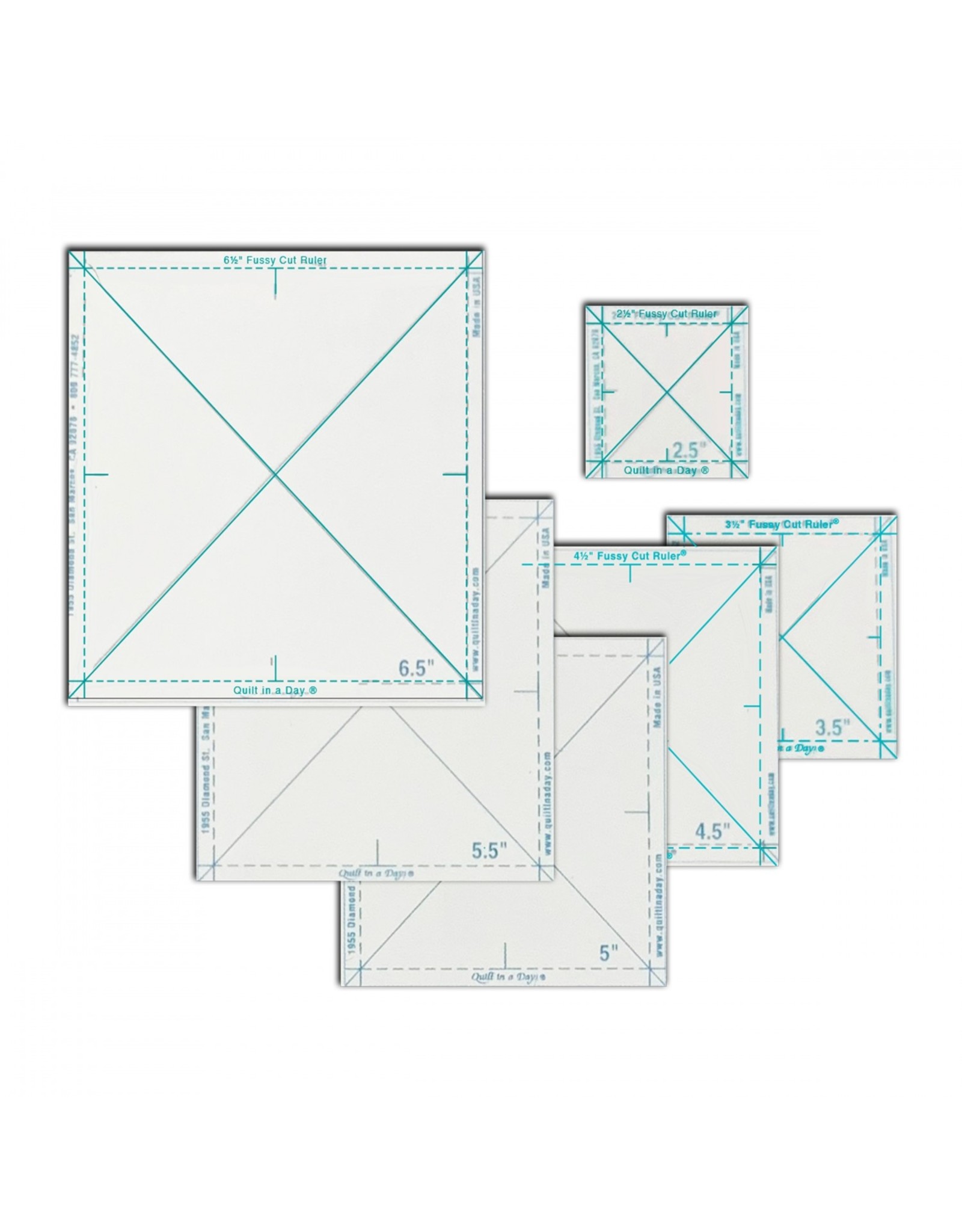 Quilt in a Day Quilt in a Day - The Complete Fussy Cut Ruler Set