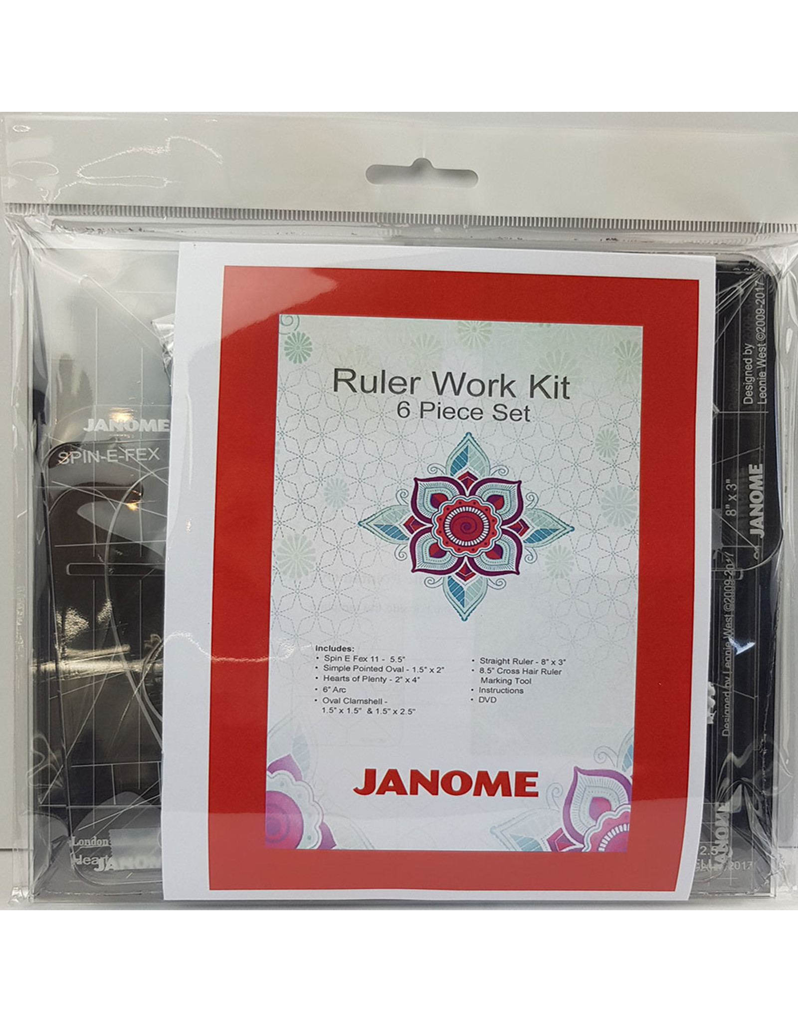 Janome Janome Rulerwork Kit - 7 templates