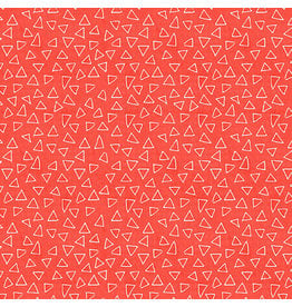 Contempo Elephant Joy - Floating Triangles Coral