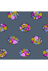 Andover Alison Glass - Ellipse - Floral Dot Sapphire - A-9884-C