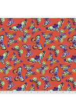 FreeSpirit Tula Pink - Daydreamer - Butterfly Kisses Papaya - PWTP172.PAPAYA
