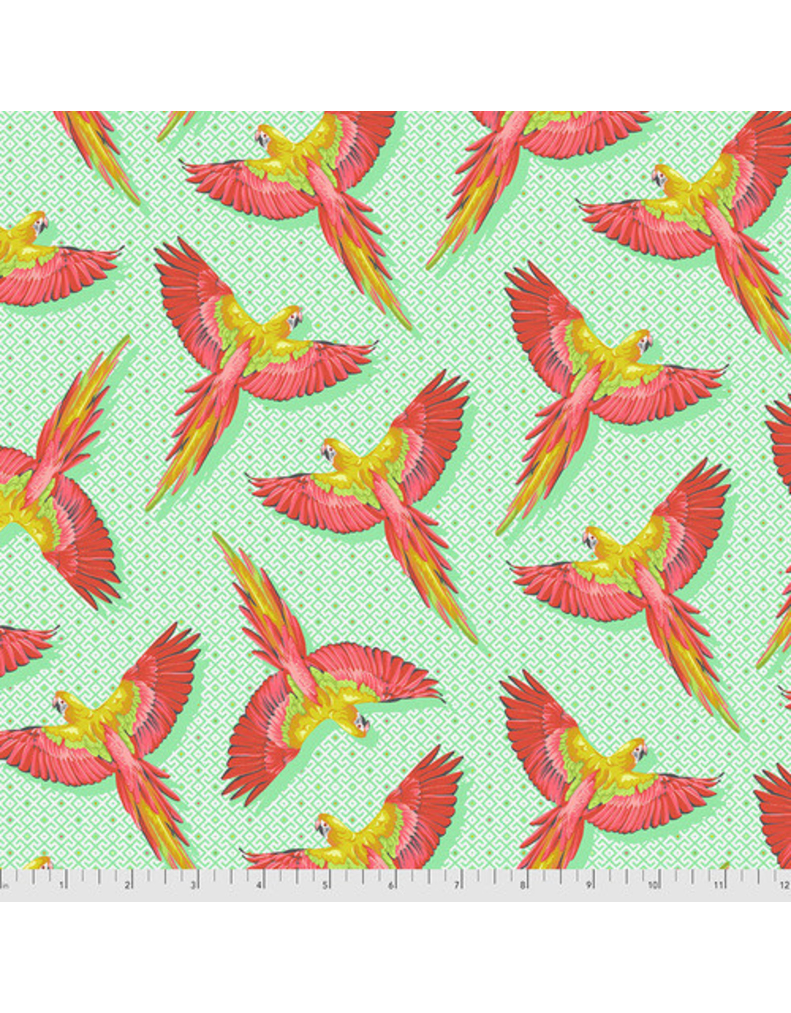 FreeSpirit Tula Pink - Daydreamer - Macaw Ya Later Mango - PWTP170.MANGO