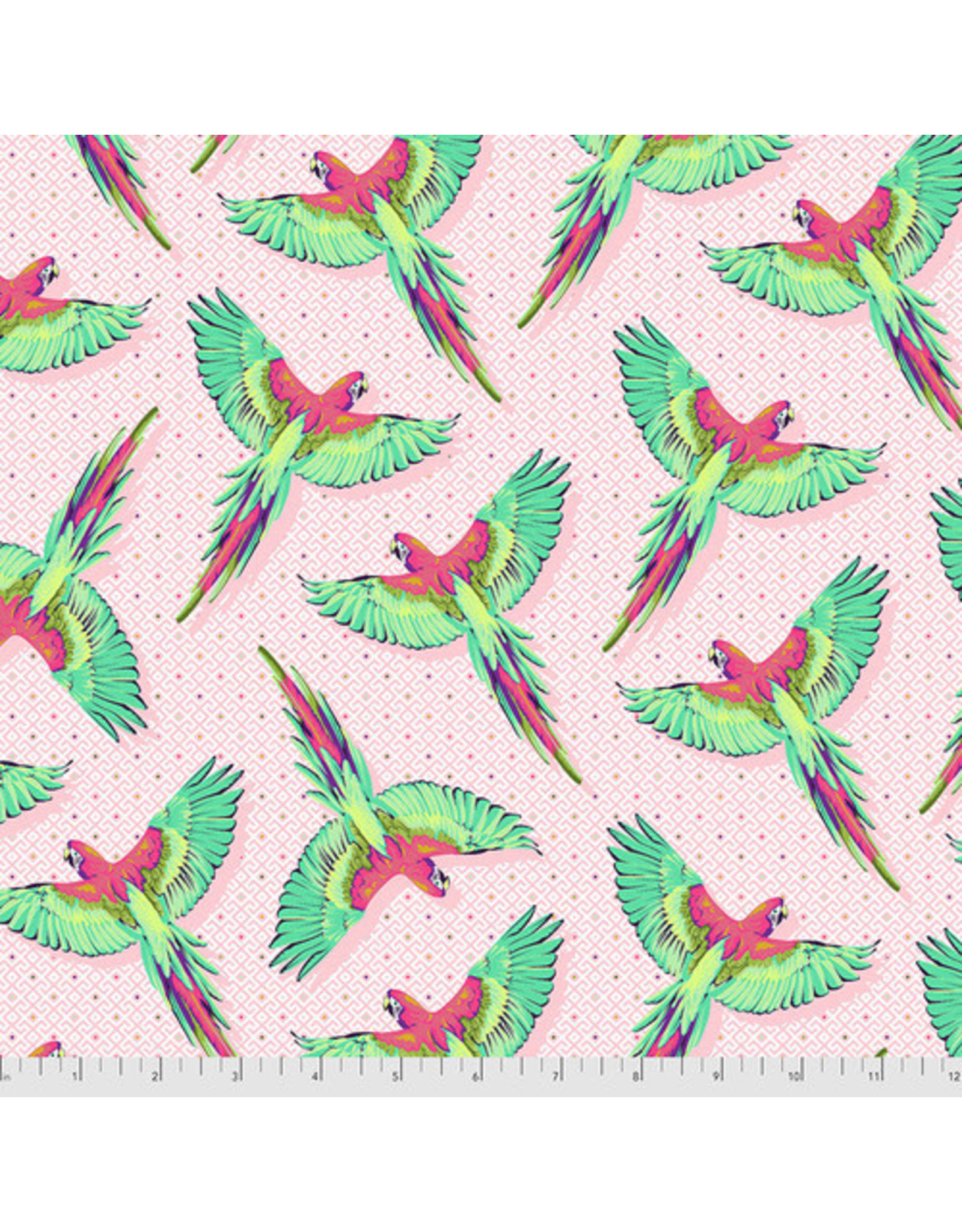 FreeSpirit Tula Pink - Daydreamer - Macaw Ya Later Dragonfruit - PWTP170.DRAGONFRUIT