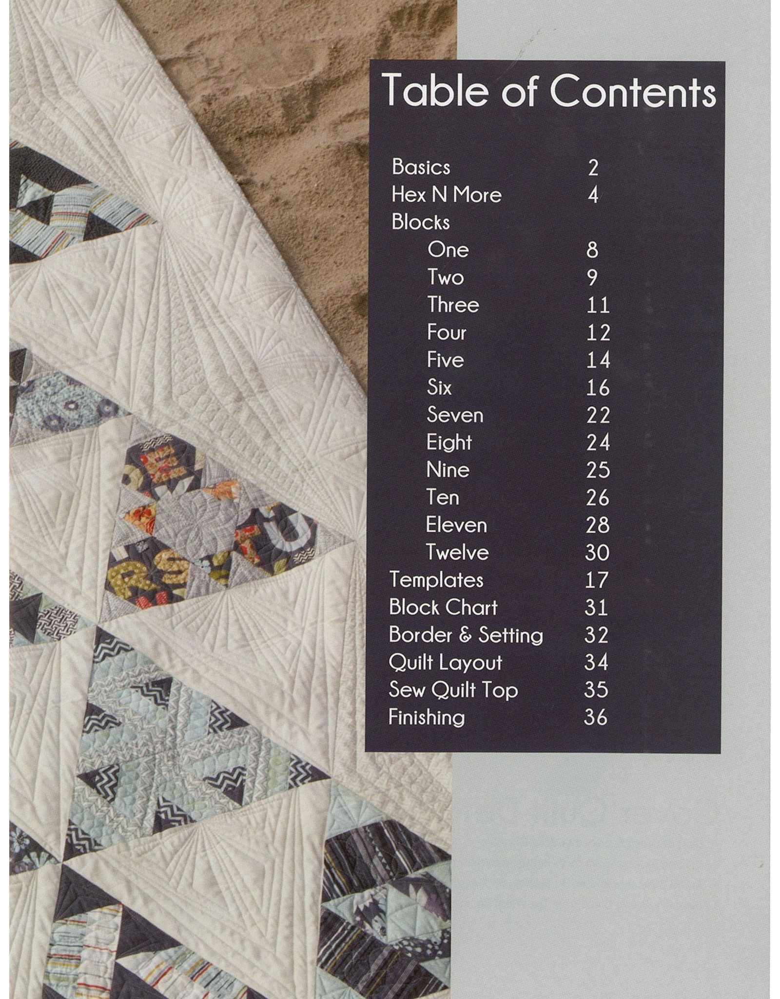 Jaybird Quilts - Toes in the Sand - Patroon