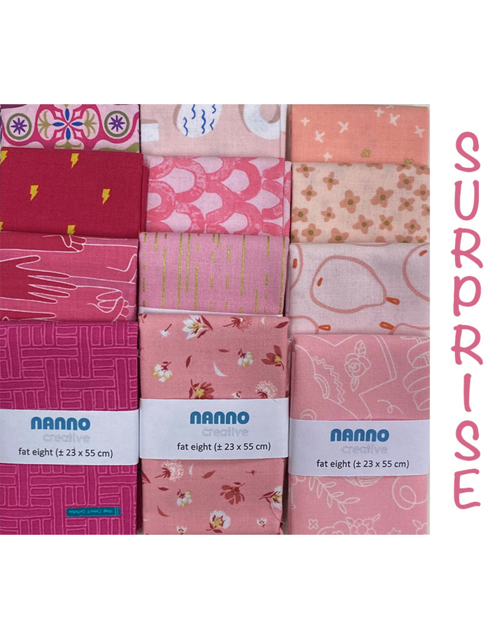 Surprise bundle with 5 Fat Eights - Pink