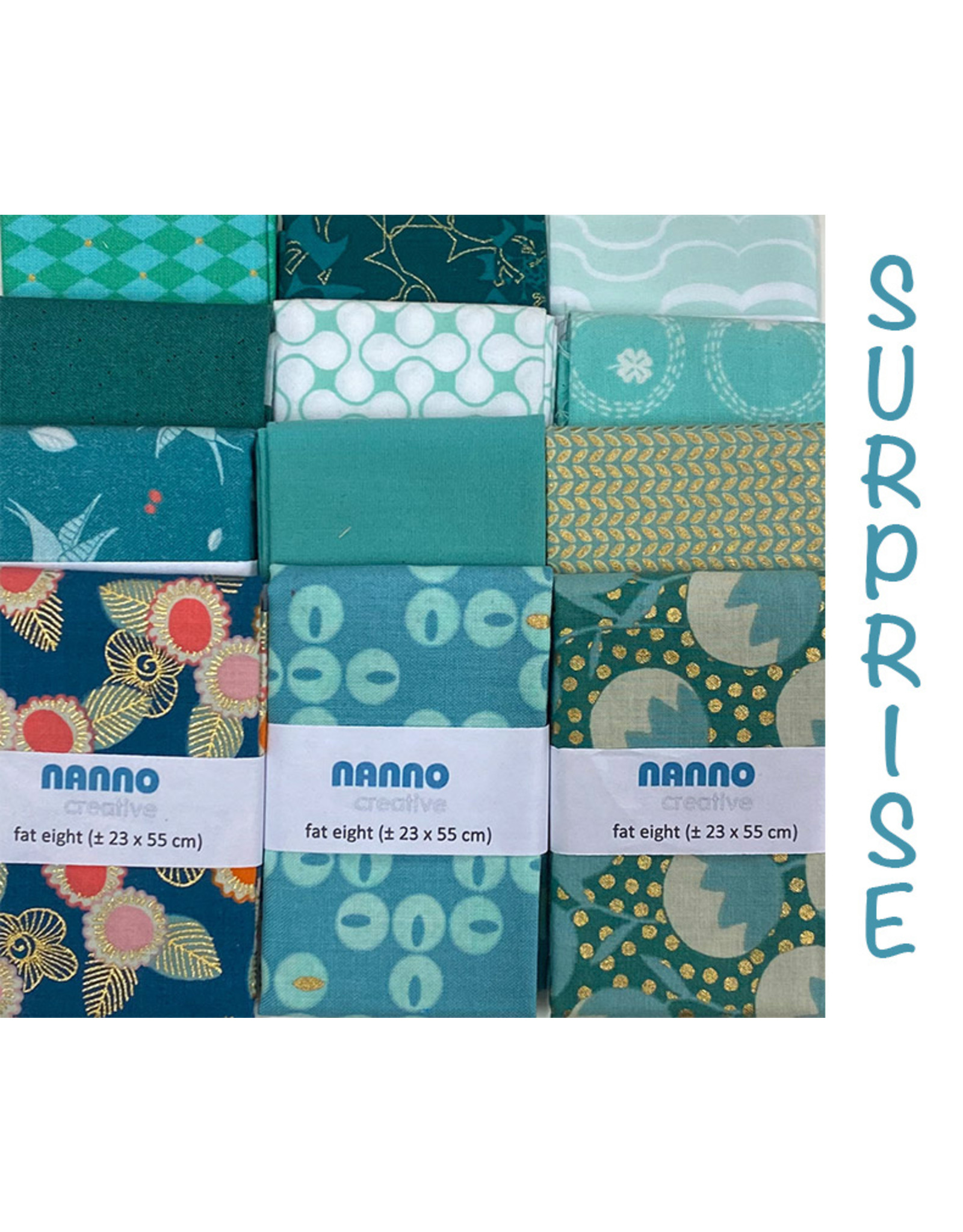 Surprise Bundle  with 5 Fat Eights - Teal