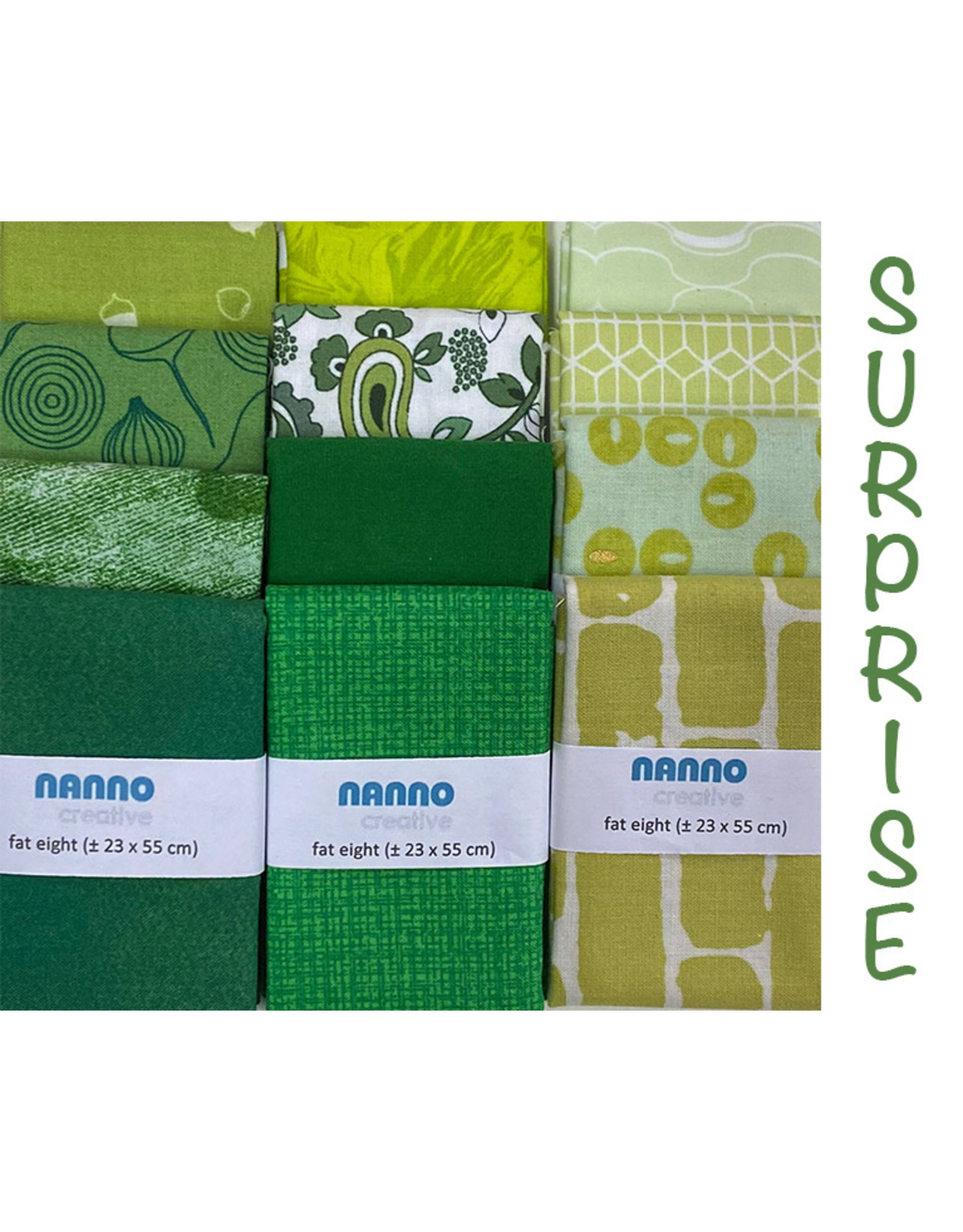 Surprise Bundle  with 5 Fat Eights - Green