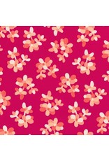 Robert Kaufman Elizabeth Hartman - Sunroom - Petals Pomegranate - AZH-20500-281