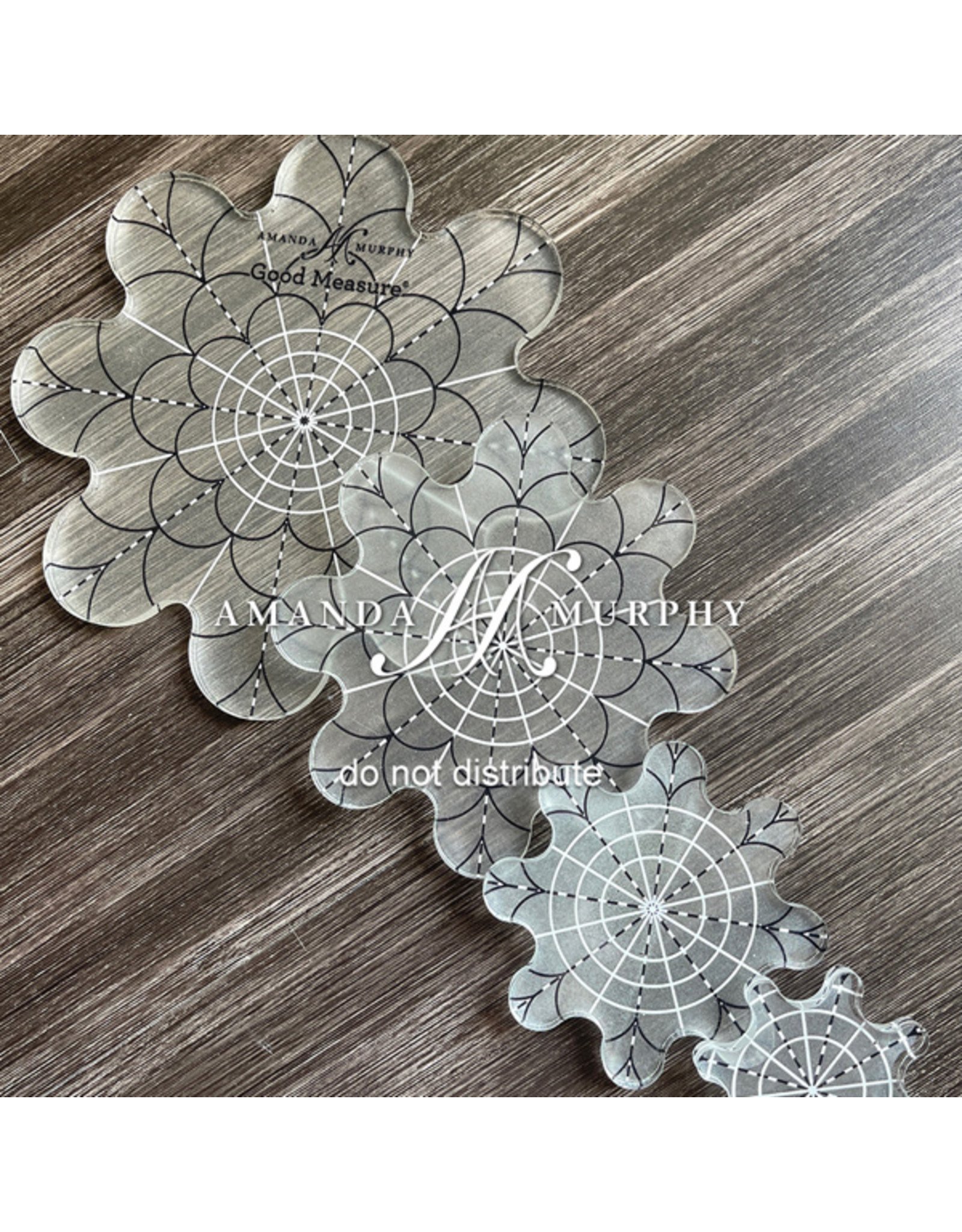 Amanda Murphy - Good Measure Amanda Murphy - Quilting Template - Every Daisy Template Set