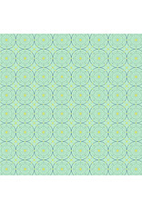 Andover Giucy Giuce - Fabric from the Attic - Buttons Soft Turquoise