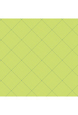 Andover Giucy Giuce - Fabric from the Attic - Gridlock Celery - A-9984-G