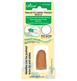 Clover Leather Thimble - Medium