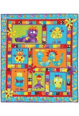 Kids Quilts Monster Patch - kinderquilt - applique patroon