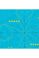 Andover Alison Glass - Sun Print 2022 - 10th Anniversary Collection - Compass Water - A-8673-T1