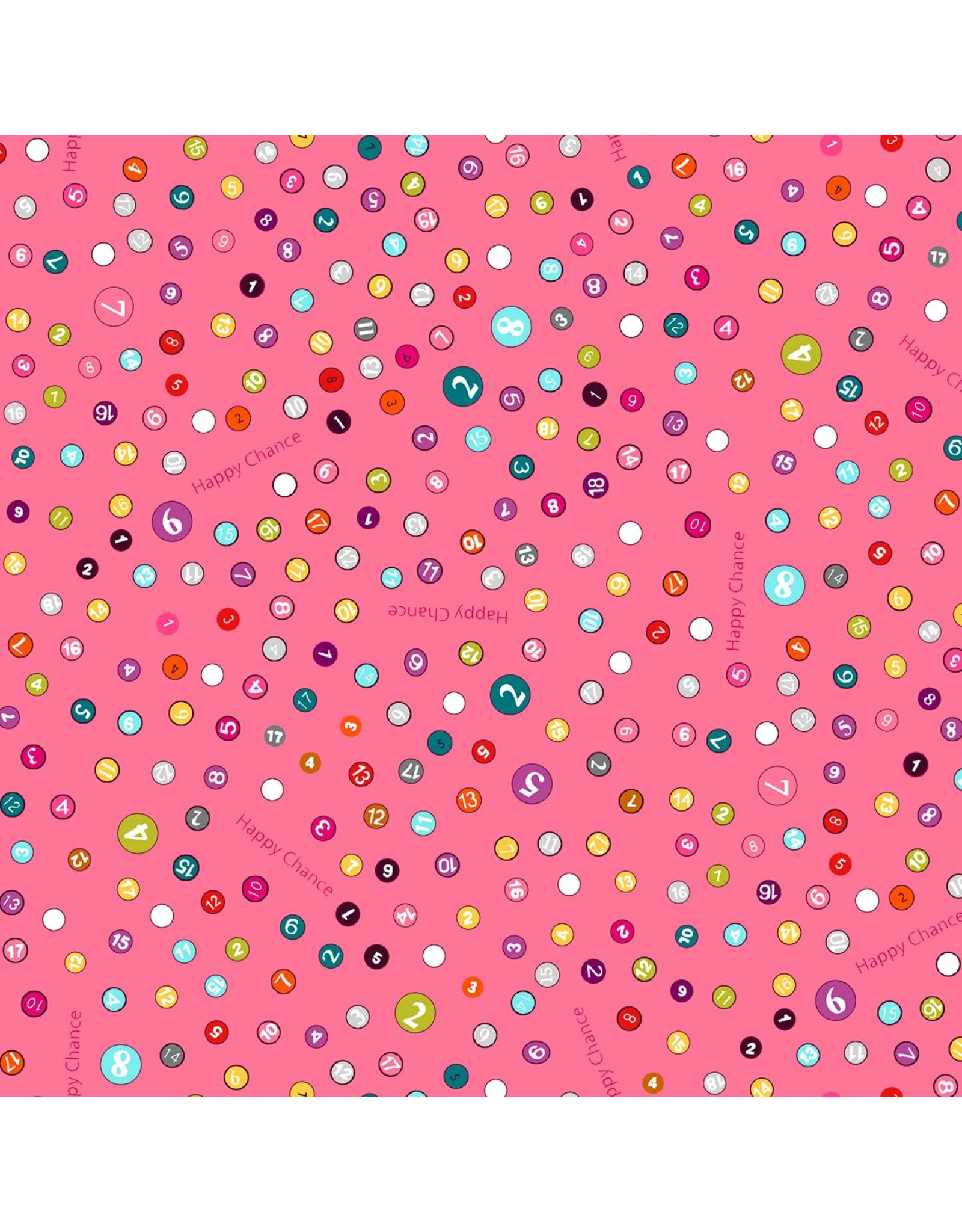 Windham Laura Heine - Happy Chance - Selvedge Dots Pink - 52697-10