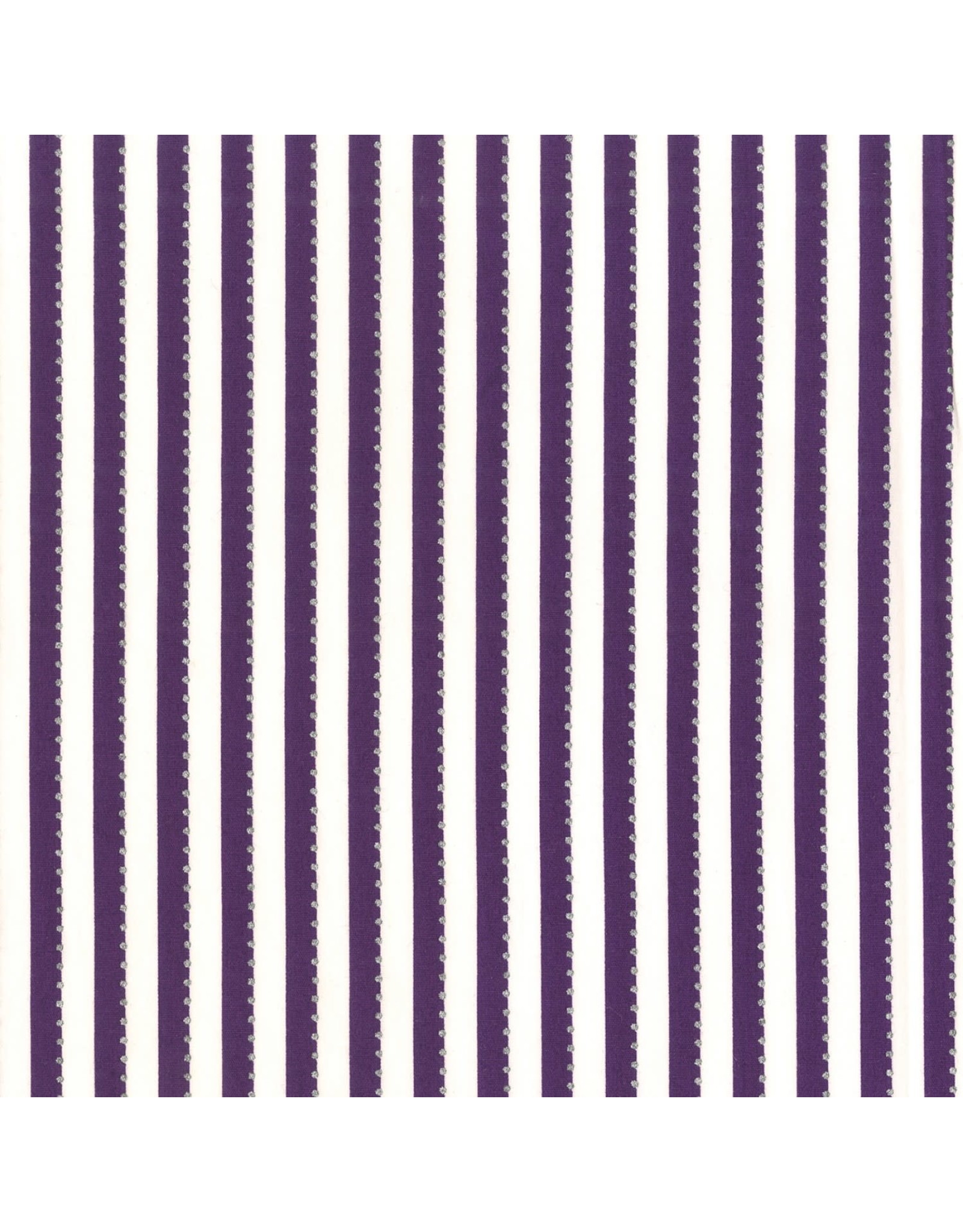 Anthology Fabrics Jacqueline de Jonge - Be Colourful - Magic Stripe Purple - BC28Q-10