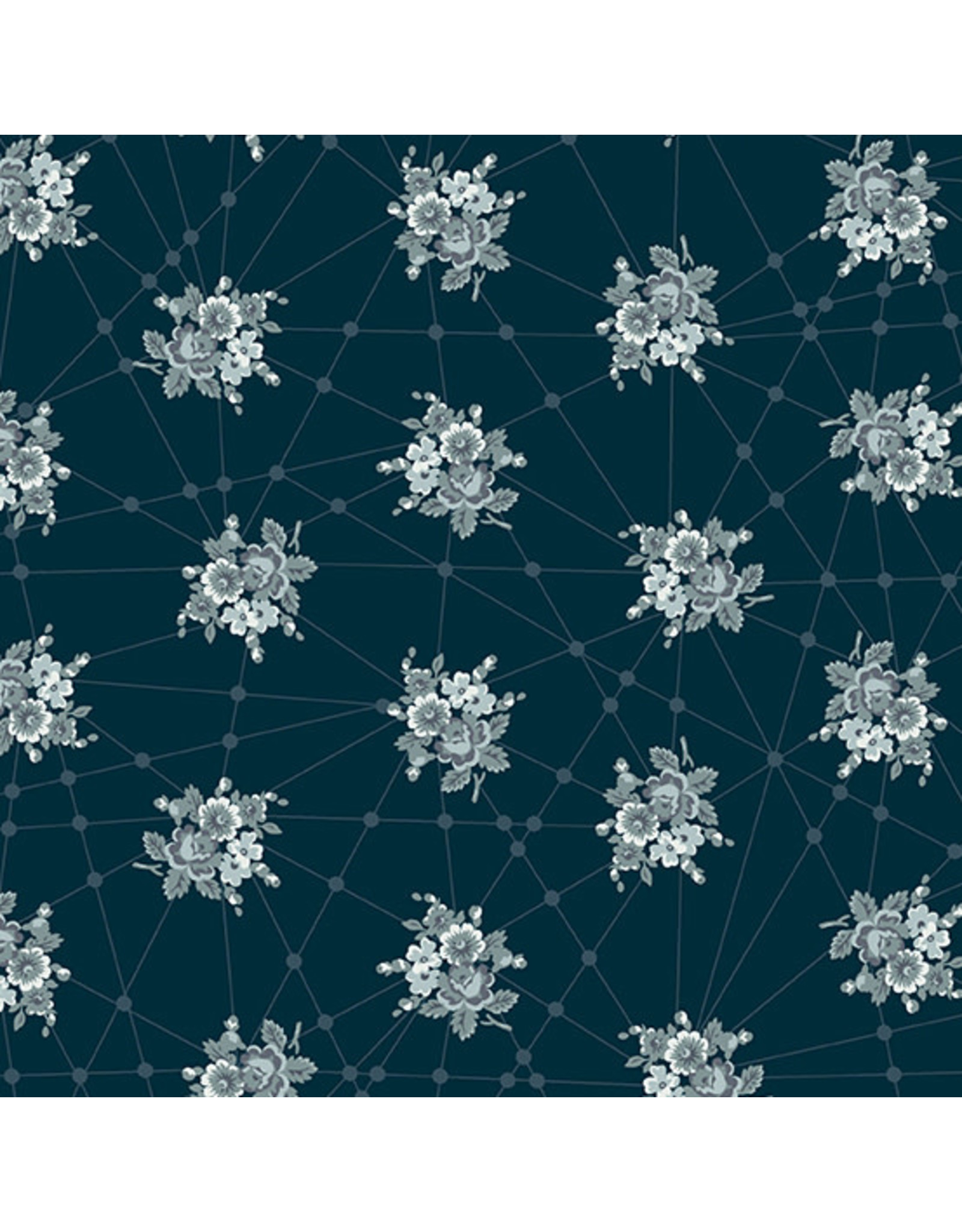 Andover Giucy Giuce - Wallflower - Little Bouquets Favorite Blue - A-9874-K