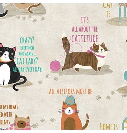 Wilmington Purrfect Partners - Cats & Phrases Cream