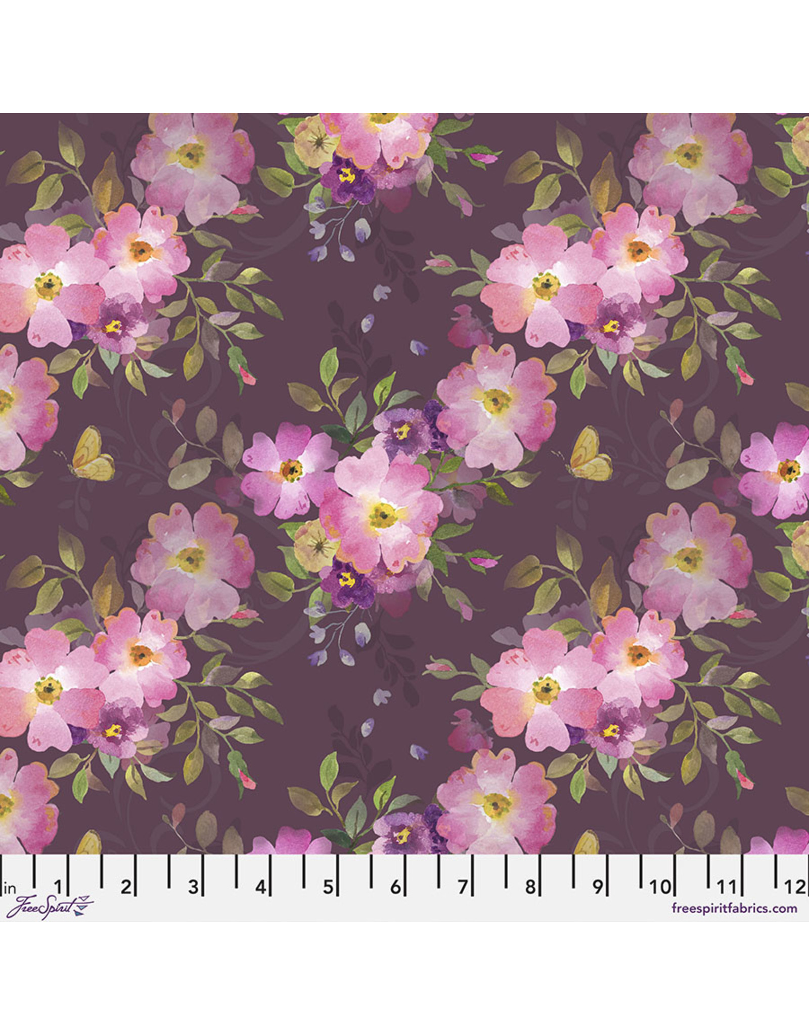 FreeSpirit Brenda Walton - Laurelwood - Sweet Briar Plum - PWBW008.XPLUM