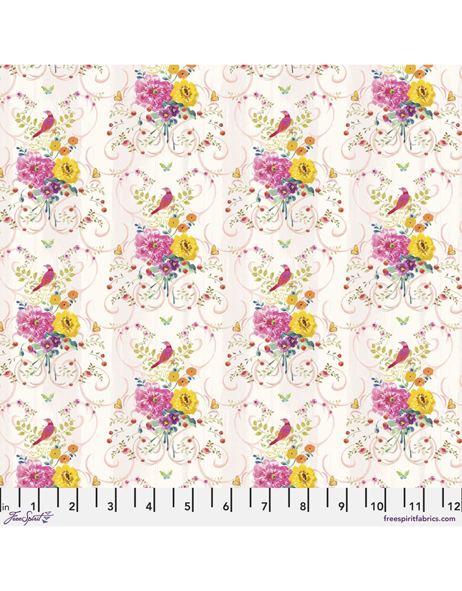 FreeSpirit Brenda Walton - Laurelwood - Festoon Blush - PWBW007.XBLUSH