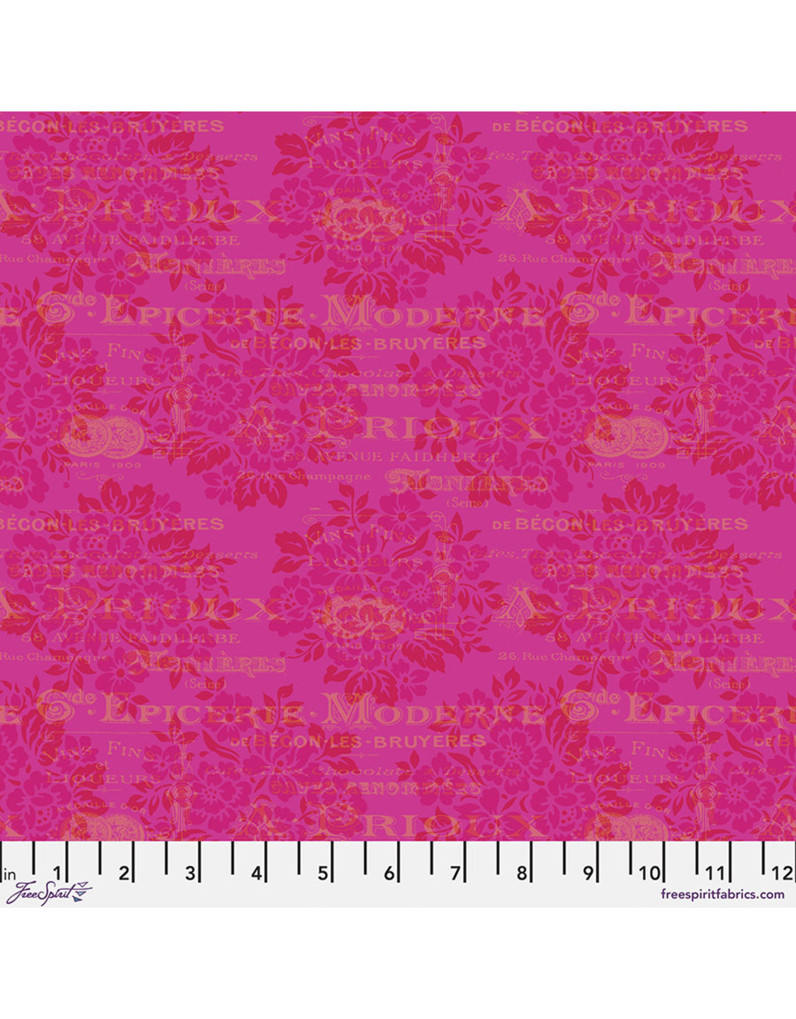 FreeSpirit Brenda Walton - Laurelwood - Epicerie Fuschia - PWBW005.XFUSCHIA