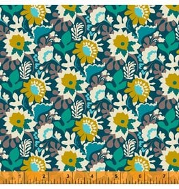 Windham Eden - Flower Trail Dark Teal