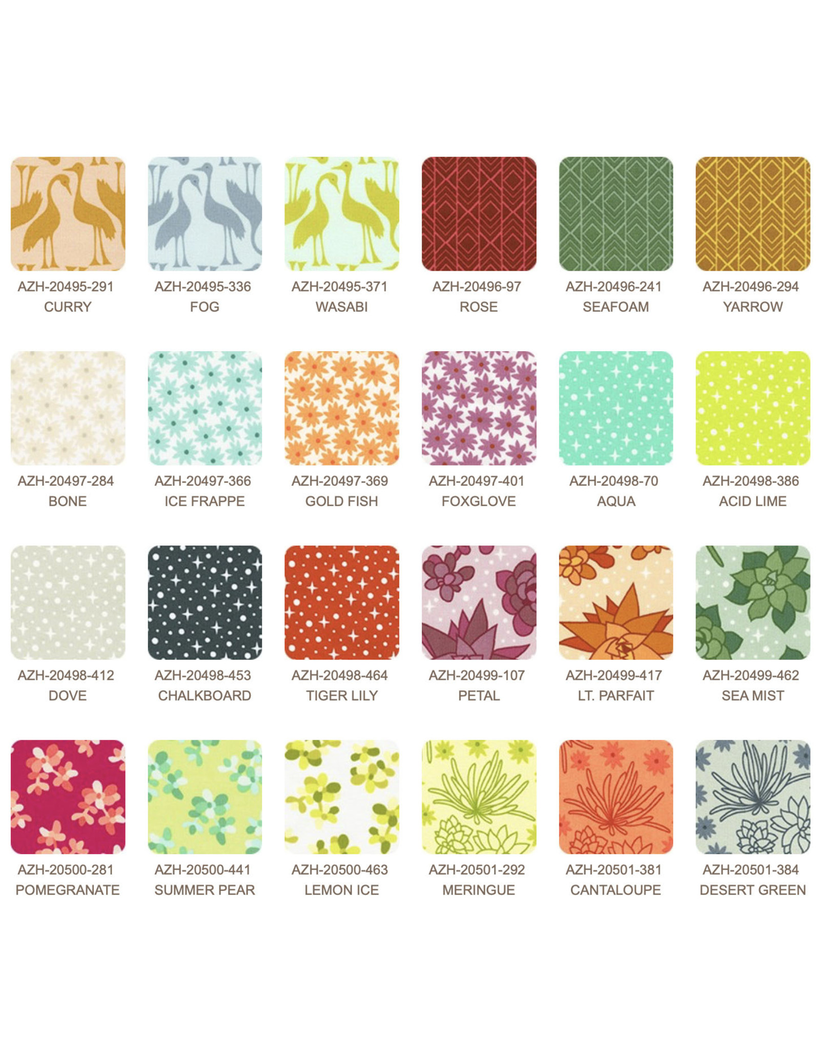 Robert Kaufman Elizabeth Hartman - Sunroom - Fat Quarter Pakket