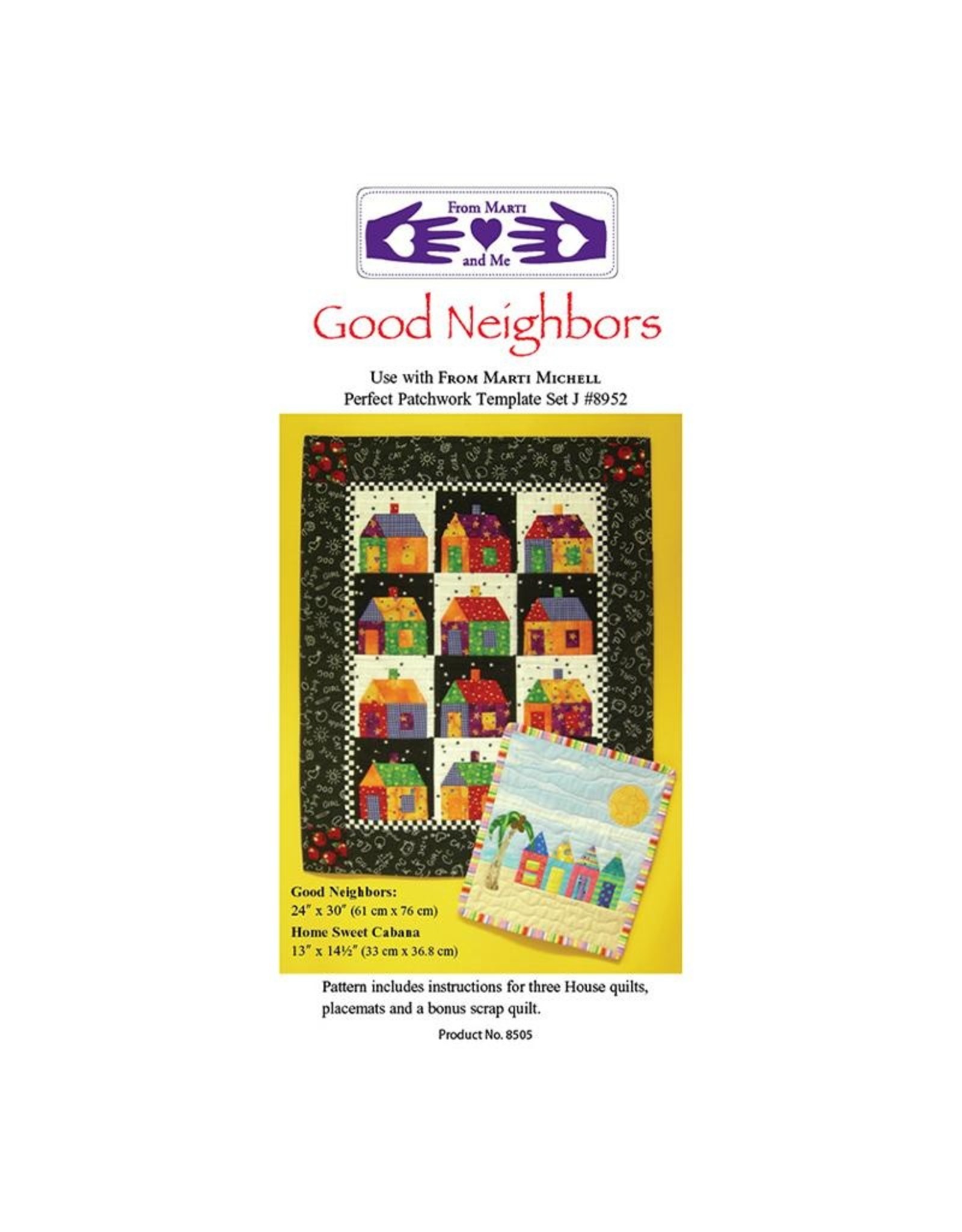 Marti Michell From Marti and Me - Good Neighbors - Pattern Booklet - 8505