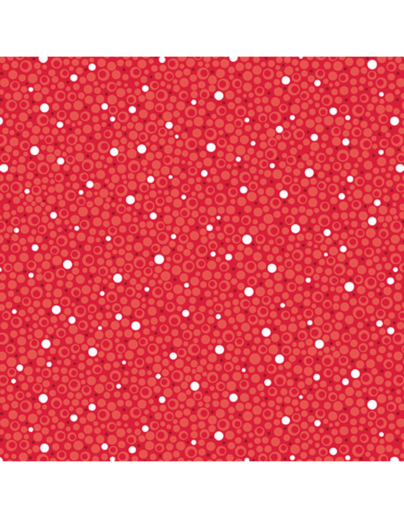 Benartex Amanda Murphy - Holiday Jewels - Snowfall Red - 13564P-10