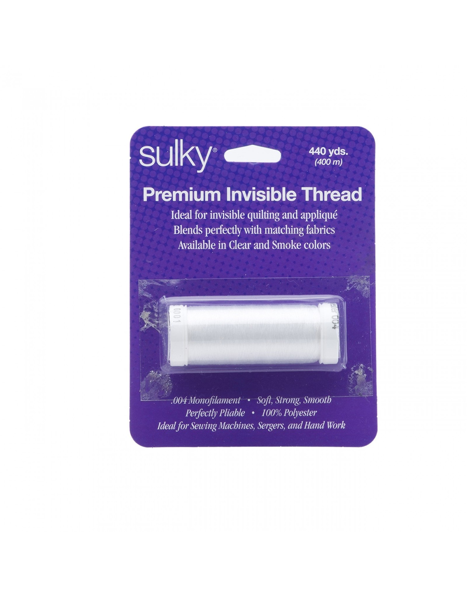 Sulky - Premium Invisible Thread - Clear - for light fabrics