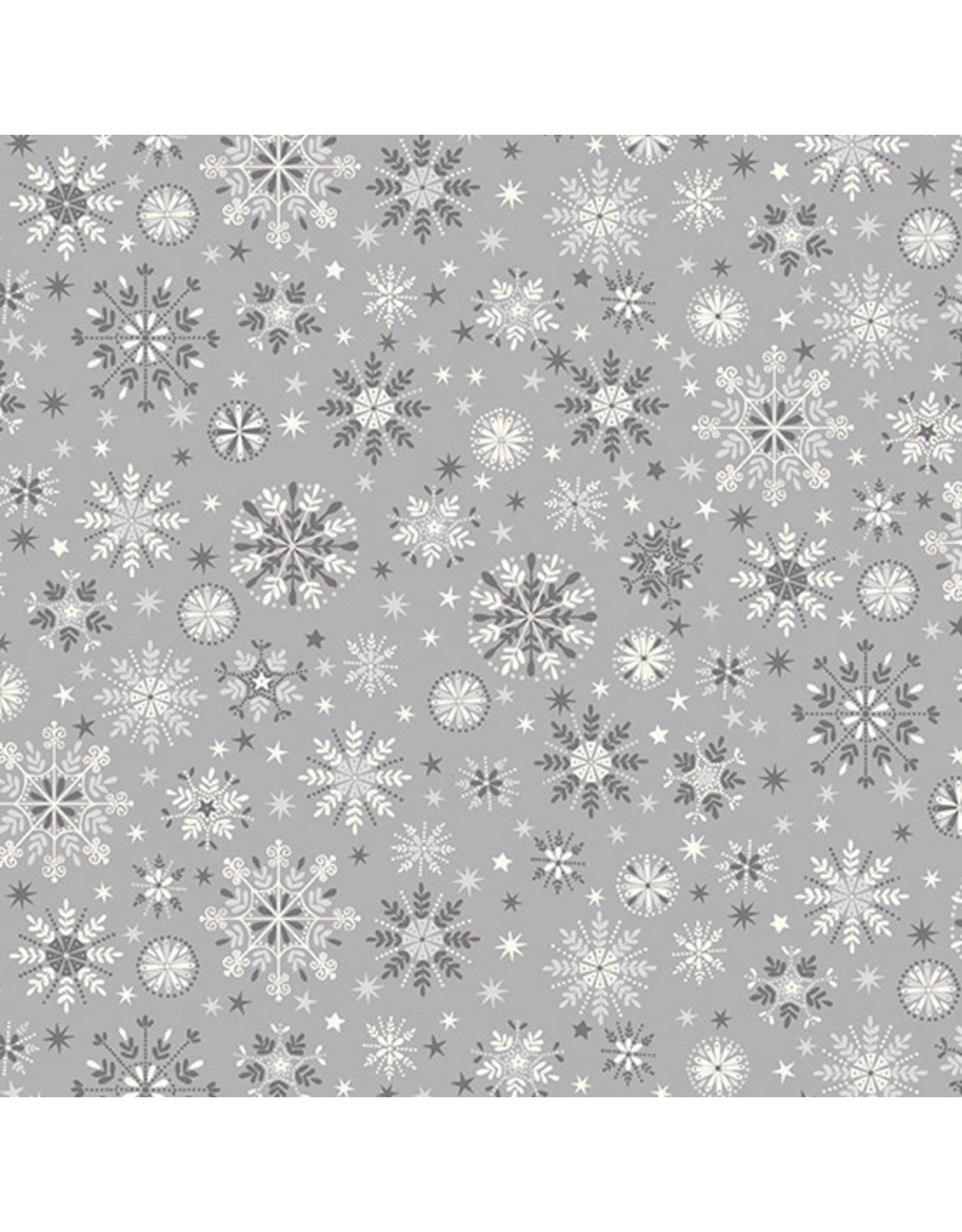 Makower UK Makower UK - Scandi - Snowflakes Grey - TP-2457-S6