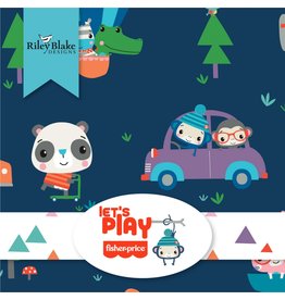 Riley Blake Designs Fisher Price - Let's Play - 5 x 5 pack