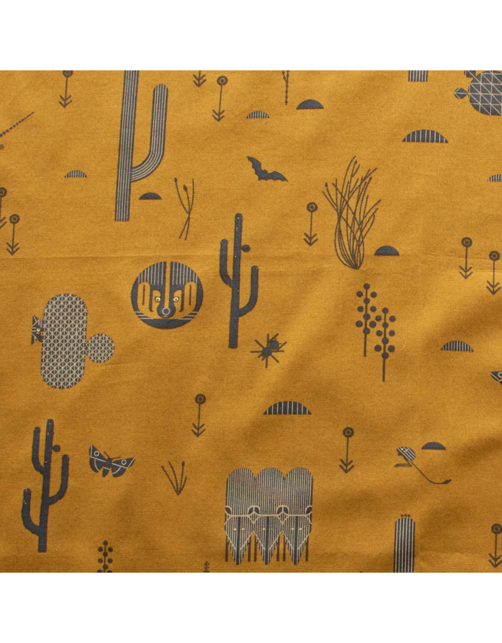 Birch Fabrics Charley Harper - The Desert - Desert Silhouettes Brown - CH-219-BROWN