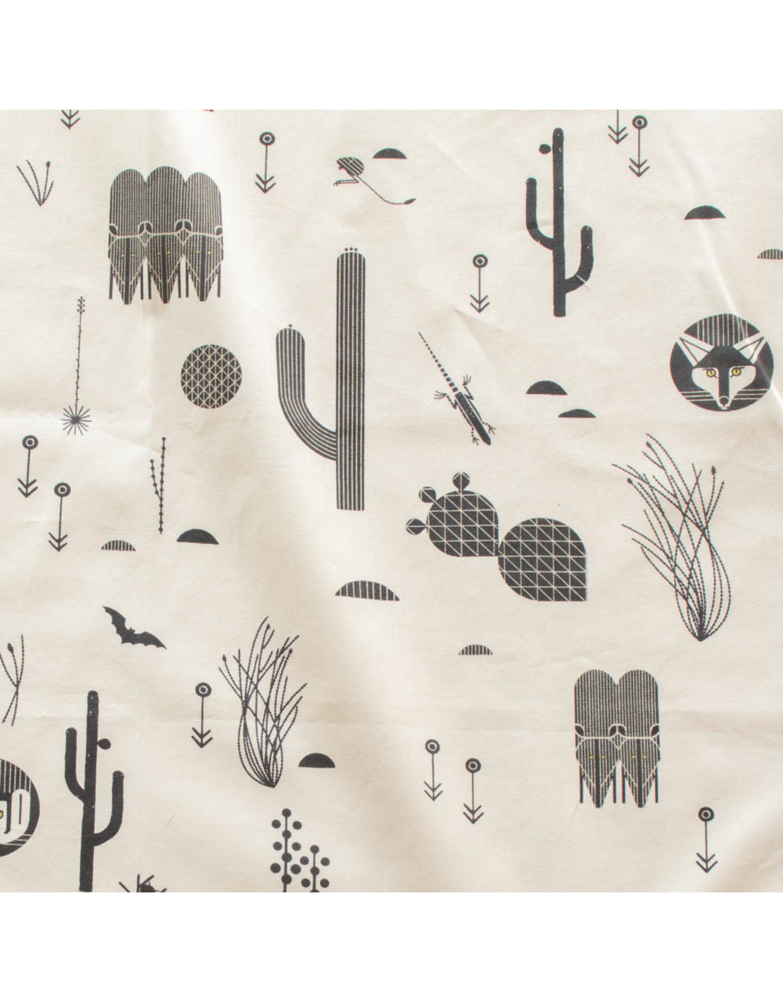 Birch Fabrics Charley Harper - The Desert - Desert Silhouettes Cream - CH-219-CREAM