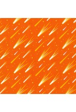 Robert Kaufman Elizabeth Hartman - Planetarium - Shooting Stars Orange - AZH-20852-8