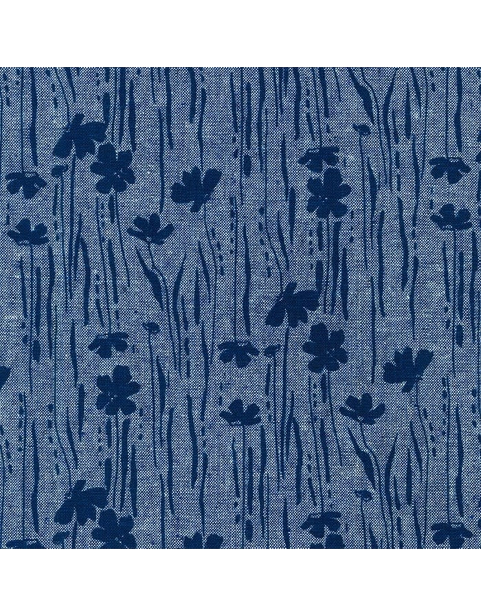 Robert Kaufman Anna Graham - Around the Bend - Field Denim Blue - AFH-20978-67