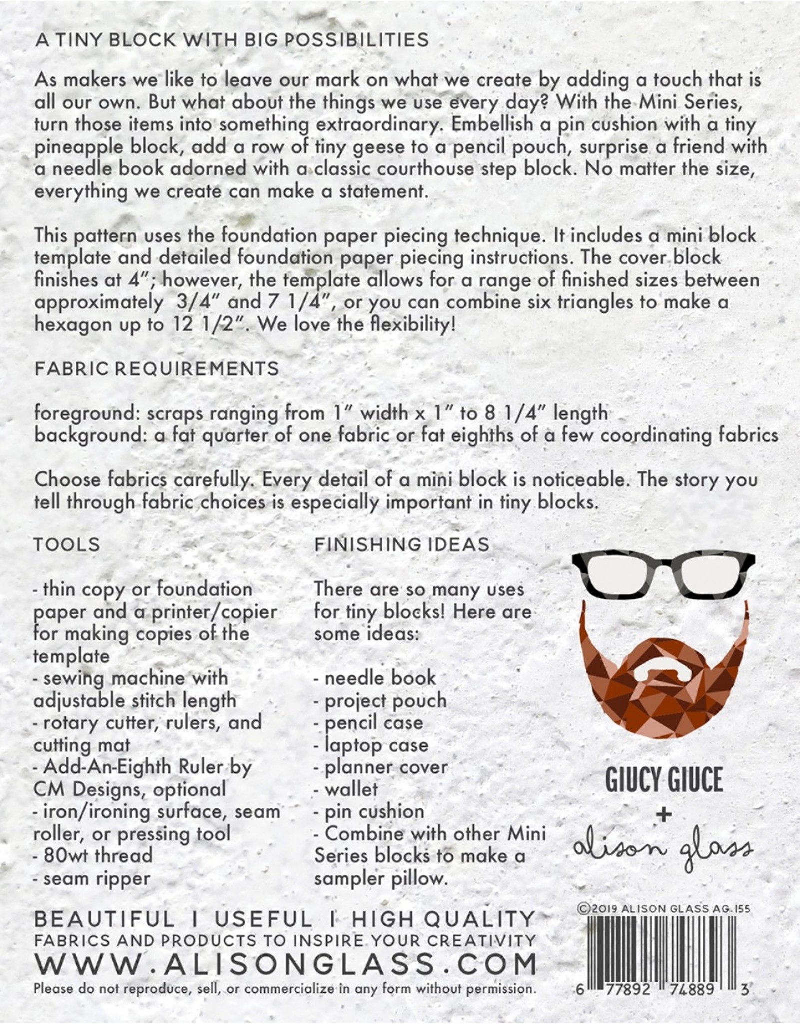 Giucy Giuce & Alison Glass - Mini Series - Triangle Geese