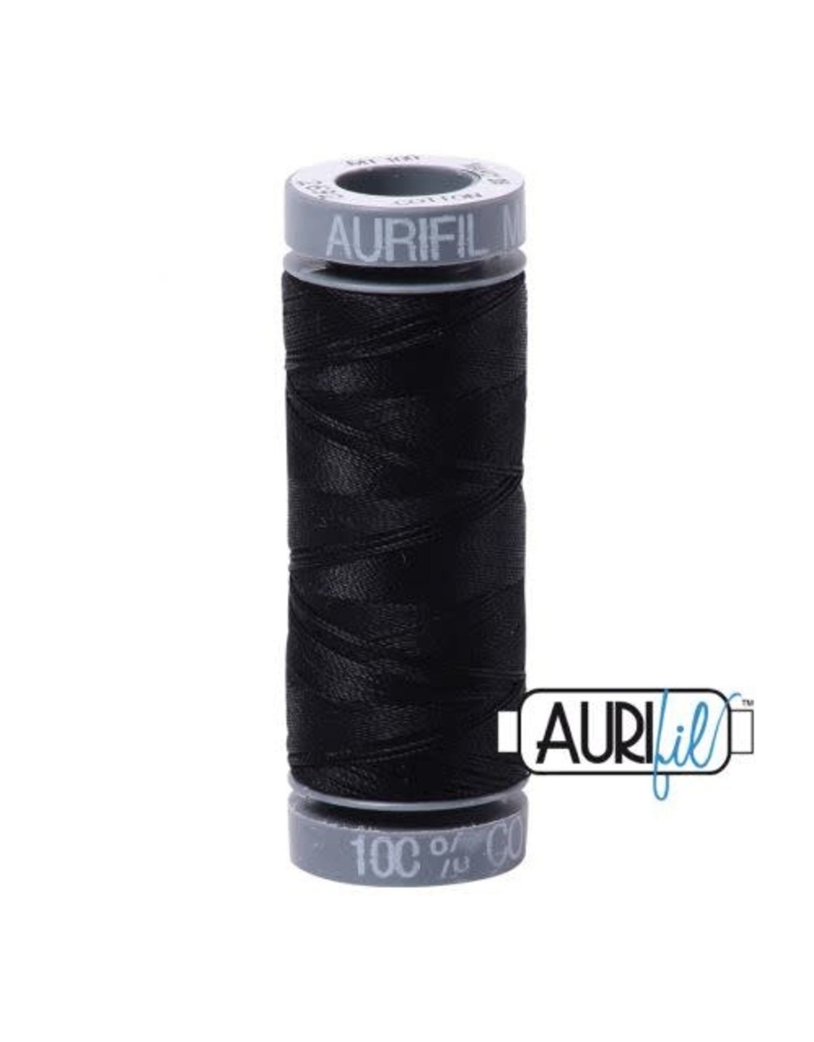 Aurifil Aurifil - Mako 28 - 100 m - 2692 - Black