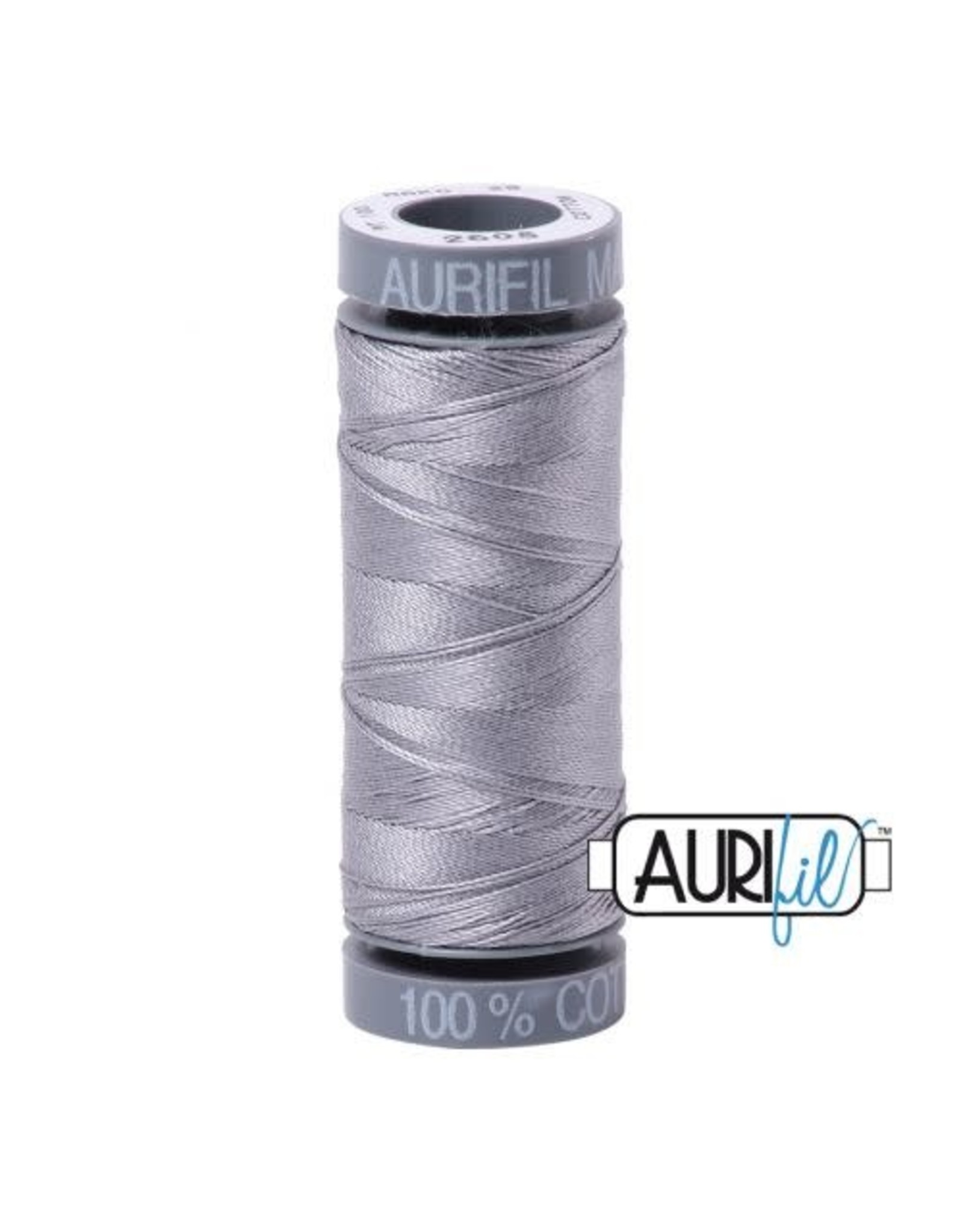 Aurifil Aurifil - Mako 28 - 100 m - 2605 - Grey