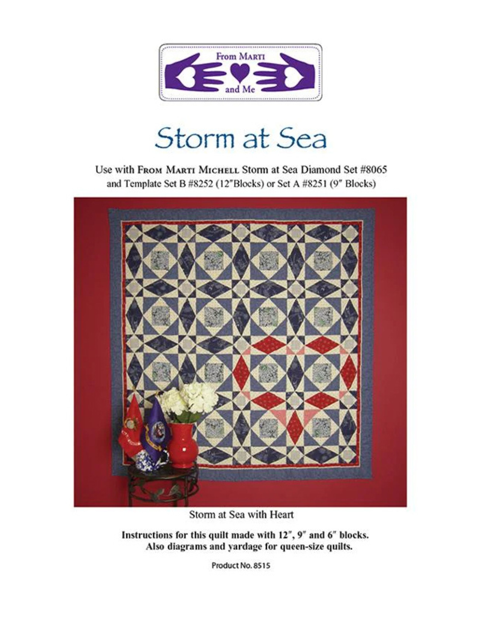 Marti Michell From Marti and Me - Storm at Sea - 8515 - pattern