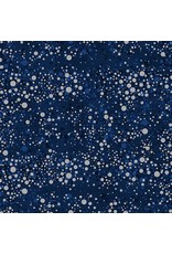 Hoffman Hoffman Fabrics - Fly Home for Winter - Navy Silver - U4975-19S-NAVY