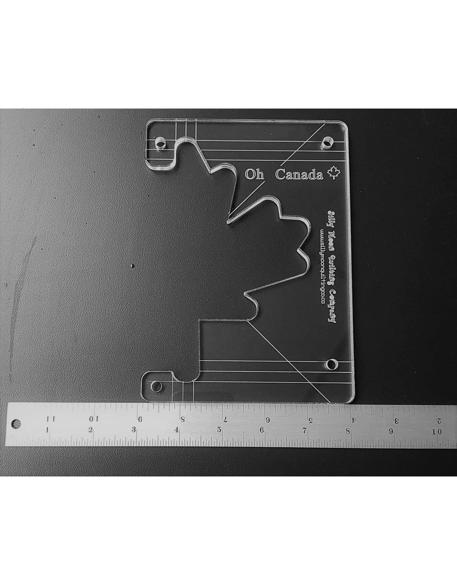 Silly Moon Quilting Co Silly Moon Quilting - Quilt Ruler - Oh Canada