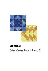 Figo Privy Garden - Block of the Month - kit with fabrics and pattern