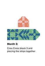 Figo Privy Garden - Block of the Month - kit with fabrics and pattern