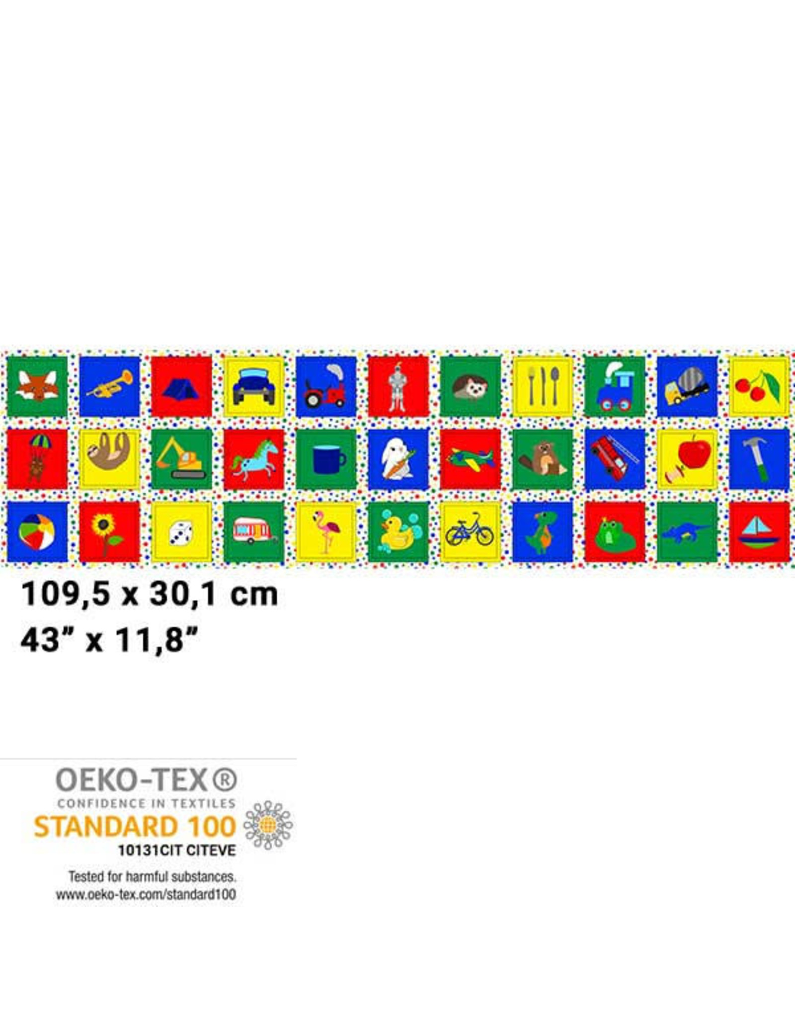 Stof Fabrics Stof Fabrics - Memory Game - Blocks - 4505-099