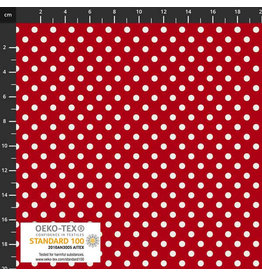 Stof Fabrics Essentials - Dots Red