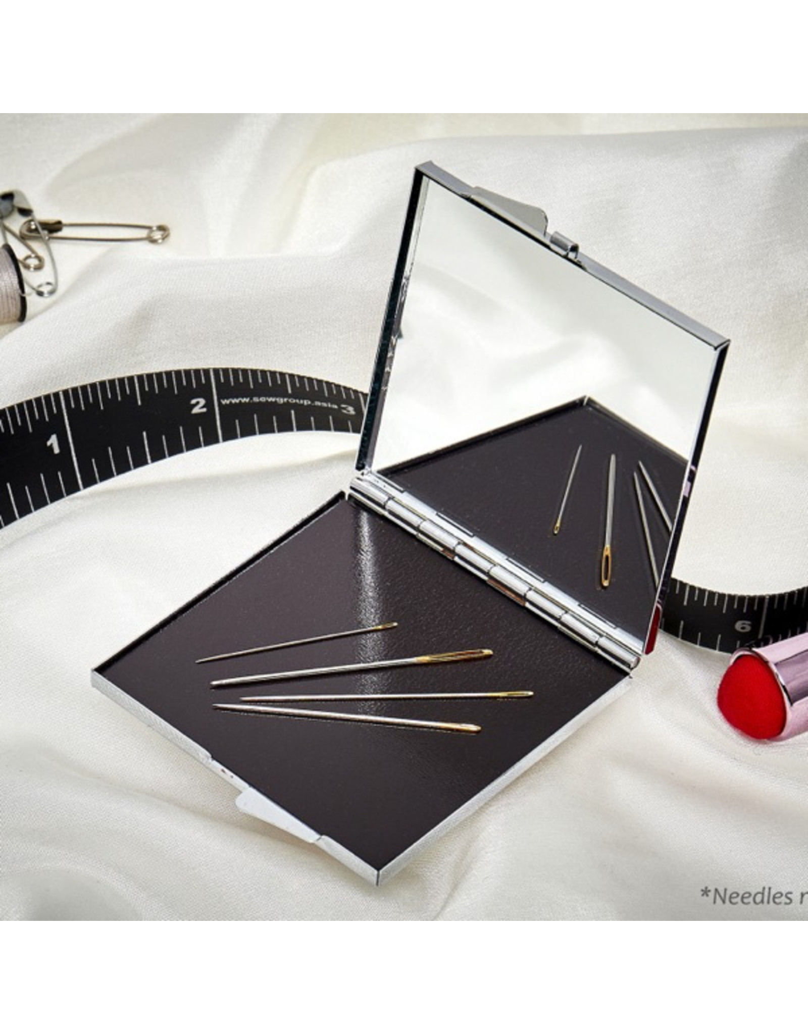 Sew Easy Magnetic Needle Mirror Case - Magnetisch naaldendoosje met spiegel